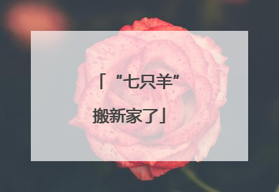 “七只羊”搬新家了