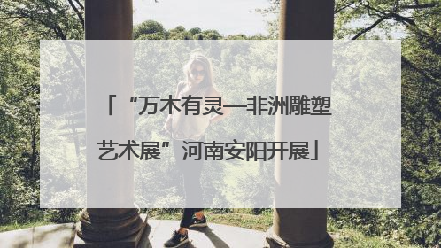 “万木有灵—非洲雕塑艺术展”河南安阳开展