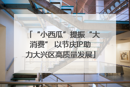 “小西瓜”提振“大消费” 以节庆IP助力大兴区高质量发展