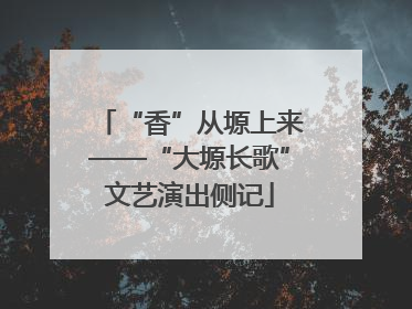 “香”从塬上来——“大塬长歌”文艺演出侧记
