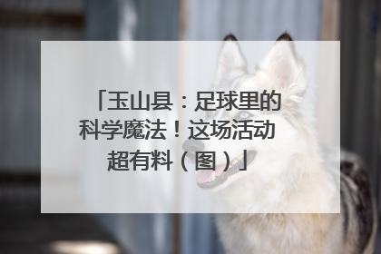 玉山县：足球里的科学魔法！这场活动超有料（图）
