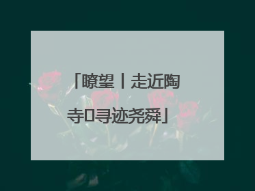 瞭望丨走近陶寺 寻迹尧舜