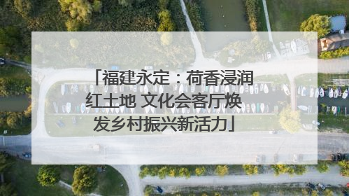 福建永定：荷香浸润红土地 文化会客厅焕发乡村振兴新活力