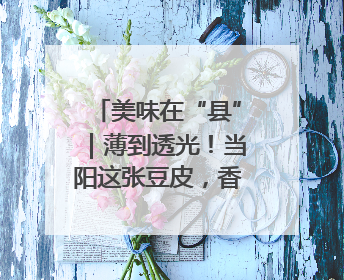 美味在“县”｜薄到透光！当阳这张豆皮，香飘数百年