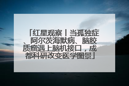 红星观察丨当孤独症、阿尔茨海默病、脑胶质瘤遇上脑机接口，成都科研改变医学图景