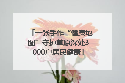 一张手作“健康地图”守护草原深处3000户居民健康