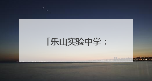 乐山实验中学：专家引领明方向，课题研讨促提升