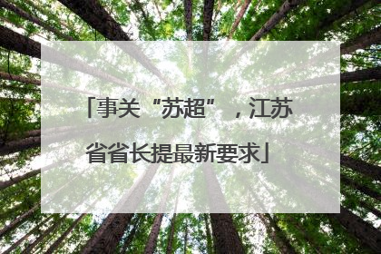 事关“苏超”，江苏省省长提最新要求