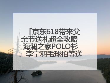 京东618带来父亲节送礼超全攻略 海澜之家POLO衫、李宁羽毛球拍等送到爸爸心坎上