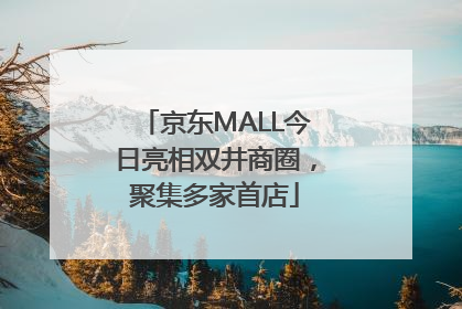 京东MALL今日亮相双井商圈，聚集多家首店