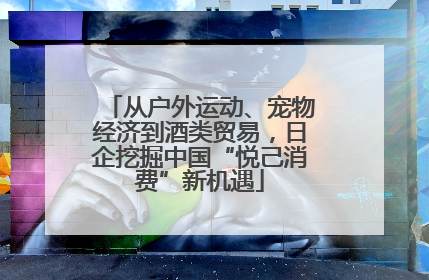 从户外运动、宠物经济到酒类贸易，日企挖掘中国“悦己消费”新机遇