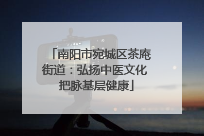 南阳市宛城区茶庵街道：弘扬中医文化 把脉基层健康