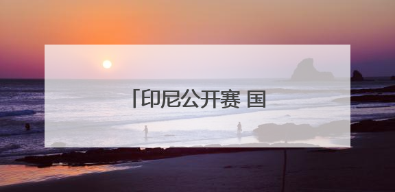 印尼公开赛 国羽女单四战全胜