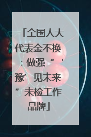 全国人大代表金不换：做强“‘豫’见未来”未检工作品牌