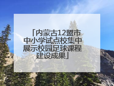 内蒙古12盟市中小学试点校集中展示校园足球课程建设成果