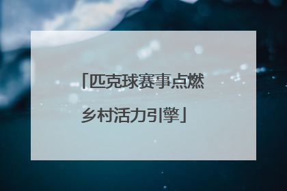匹克球赛事点燃乡村活力引擎