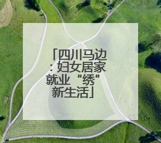 四川马边：妇女居家就业“绣”新生活