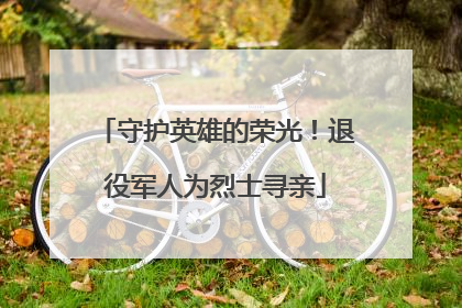 守护英雄的荣光！退役军人为烈士寻亲