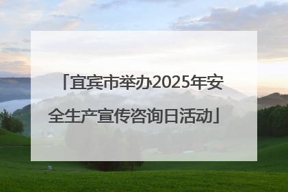 宜宾市举办2025年安全生产宣传咨询日活动