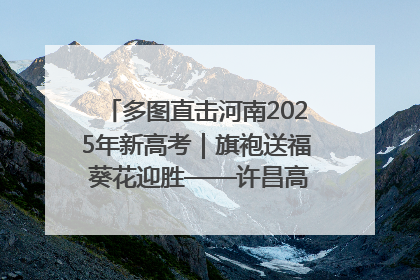 多图直击河南2025年新高考｜旗袍送福 葵花迎胜——许昌高考首日拉开帷幕