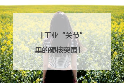 工业“关节”里的硬核突围