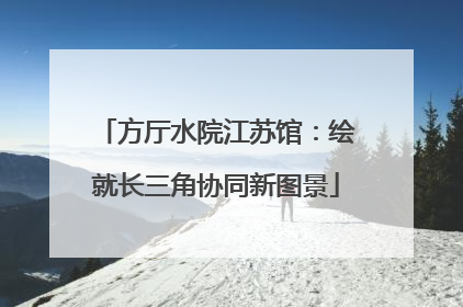 方厅水院江苏馆：绘就长三角协同新图景