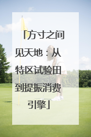 方寸之间见天地：从特区试验田到提振消费引擎