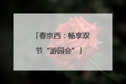 春京西：畅享双节“游园会”