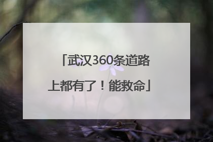 武汉360条道路上都有了！能救命