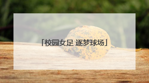 校园女足 逐梦球场