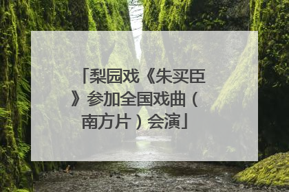 梨园戏《朱买臣》参加全国戏曲（南方片）会演