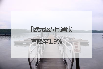 欧元区5月通胀率降至1.9%