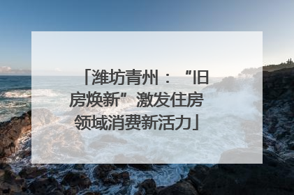 潍坊青州：“旧房焕新”激发住房领域消费新活力