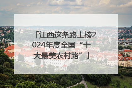 江西这条路上榜2024年度全国“十大最美农村路”