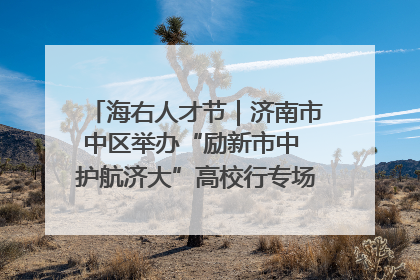 海右人才节｜济南市中区举办“励新市中 护航济大”高校行专场活动暨“青年人才 乐享市中”品牌推介会