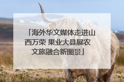 海外华文媒体走进山西万荣 果业大县展农文旅融合新图景