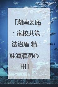 湖南娄底：家校共筑法治盾 精准滴灌润心田