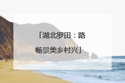 湖北罗田：路畅景美乡村兴
