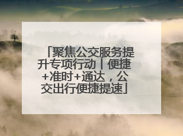 聚焦公交服务提升专项行动丨便捷+准时+通达，公交出行便捷提速