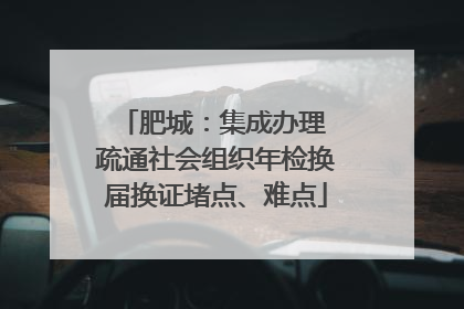 肥城：集成办理 疏通社会组织年检换届换证堵点、难点
