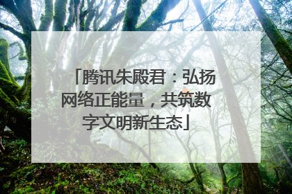 腾讯朱殿君：弘扬网络正能量，共筑数字文明新生态