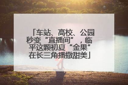 车站、高校、公园秒变“直播间”，临平这颗初夏“金果”在长三角播撒甜美