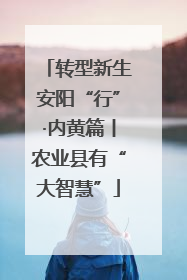 转型新生安阳“行”·内黄篇丨农业县有“大智慧”