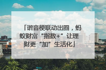 谐音梗联动出圈，蚂蚁财富“指数+”让理财更“加”生活化
