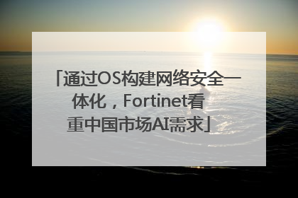 通过OS构建网络安全一体化，Fortinet看重中国市场AI需求
