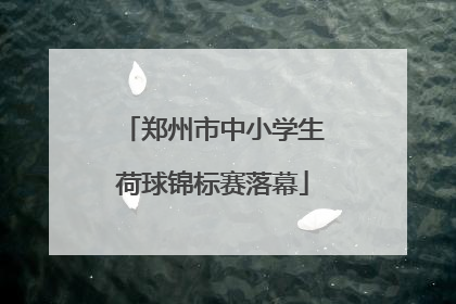 郑州市中小学生荷球锦标赛落幕