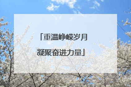 重温峥嵘岁月 凝聚奋进力量
