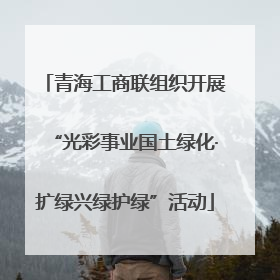 青海工商联组织开展“光彩事业国土绿化·扩绿兴绿护绿”活动