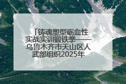 铸魂塑型砺血性 实战实训锻铁拳——乌鲁木齐市天山区人武部组织2025年度民兵集中轮训