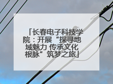 长春电子科技学院：开展“探寻地域魅力 传承文化根脉”筑梦之旅